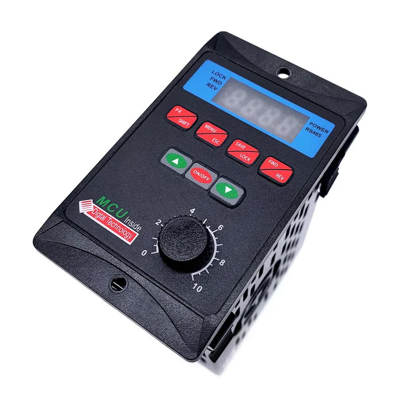 Преобразователь частоты с поддержкой RS485 однофазный драйвер двигателя 400 Вт 750 MCU