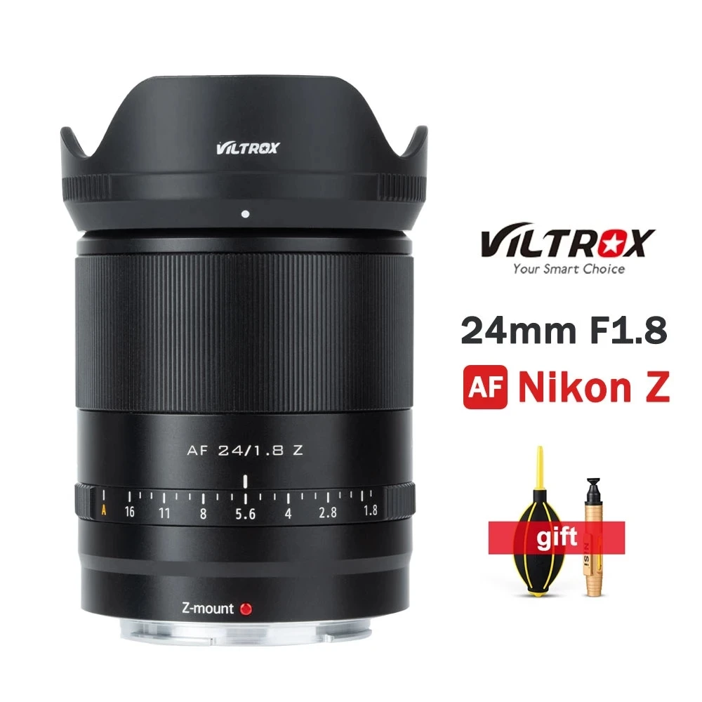 

Viltrox 24mm F1.8 Z Camera Lens full frame Auto Focus Portrait Prime Eyes Focus AF Lens For Nikon Z ZFC Z50 Z5 Z6 Z6II Z7
