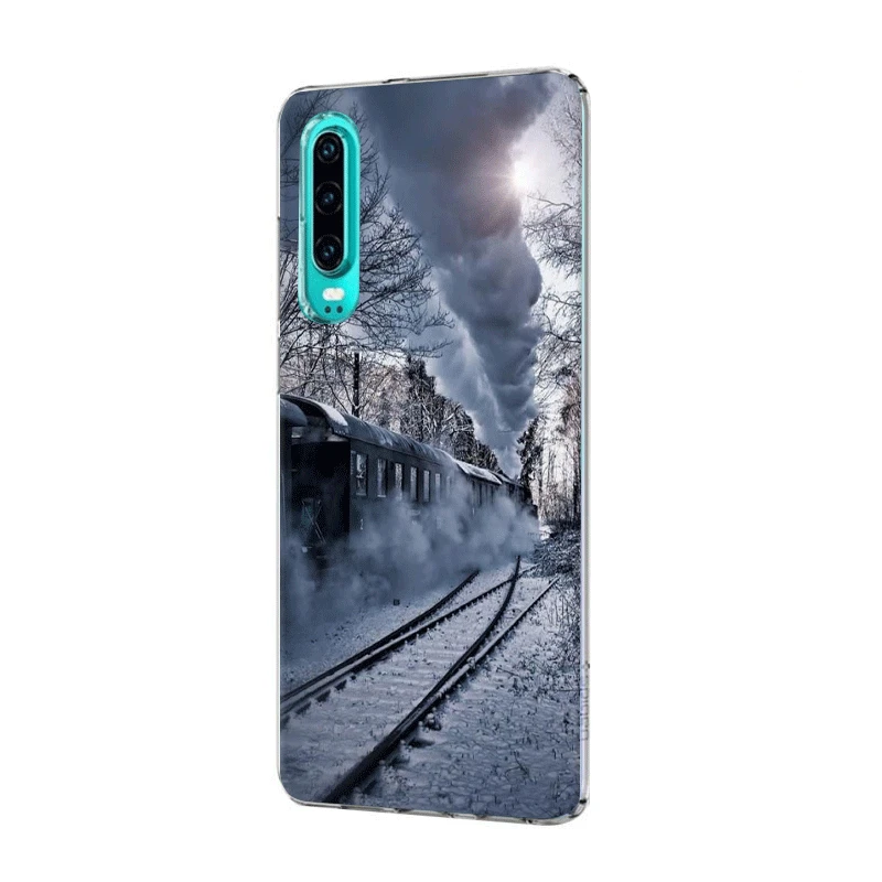 H6 Чехол для мобильного телефона huawei P30 P20 P10 P9 P8 P Sart Z Lite Pro, Жесткий Чехол для поезда - Цвет: H6