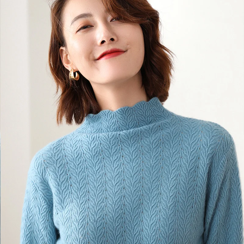 2019 горячая распродажа Женские джемперы 100% коза Кашемир Вязание мягкие свитеры
