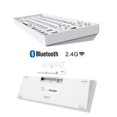 Двухрежимная клавиатура CIY GK68 65%, набор «сделай сам», Беспроводная Bluetooth клавиатура 5,0G 2,4G, переключатель MX 5Pin/3Pin, корпус ABS