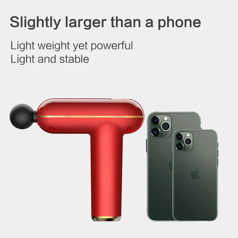 

Mini Electric Muscle Massage Gun High Frequency Vibration Fitness Reduce Fat Relax Relief The Pain Sports Therapy Body Massager