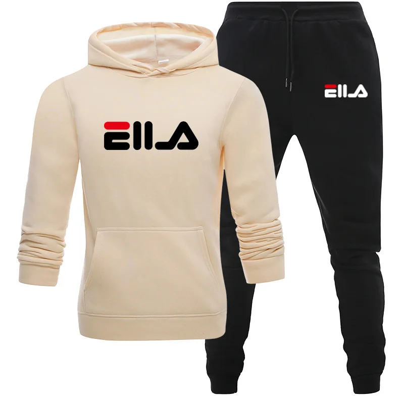 Мужской/женский спортивный костюм 2019 флисовая куртка с капюшоном + штаны