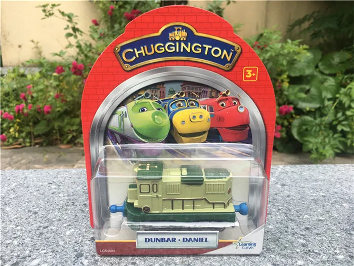 

Поезда Takara Tomy Chuggington, металлический Литая игрушечная машинка Dunbar, новинка 54004