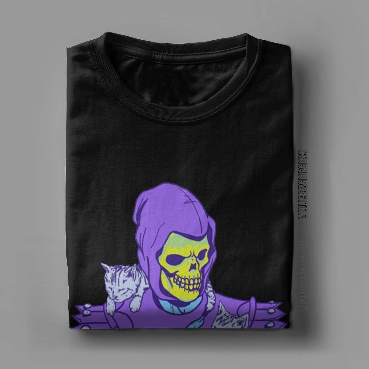 Мужская винтажная футболка из чистого хлопка с круглым вырезом | одежда