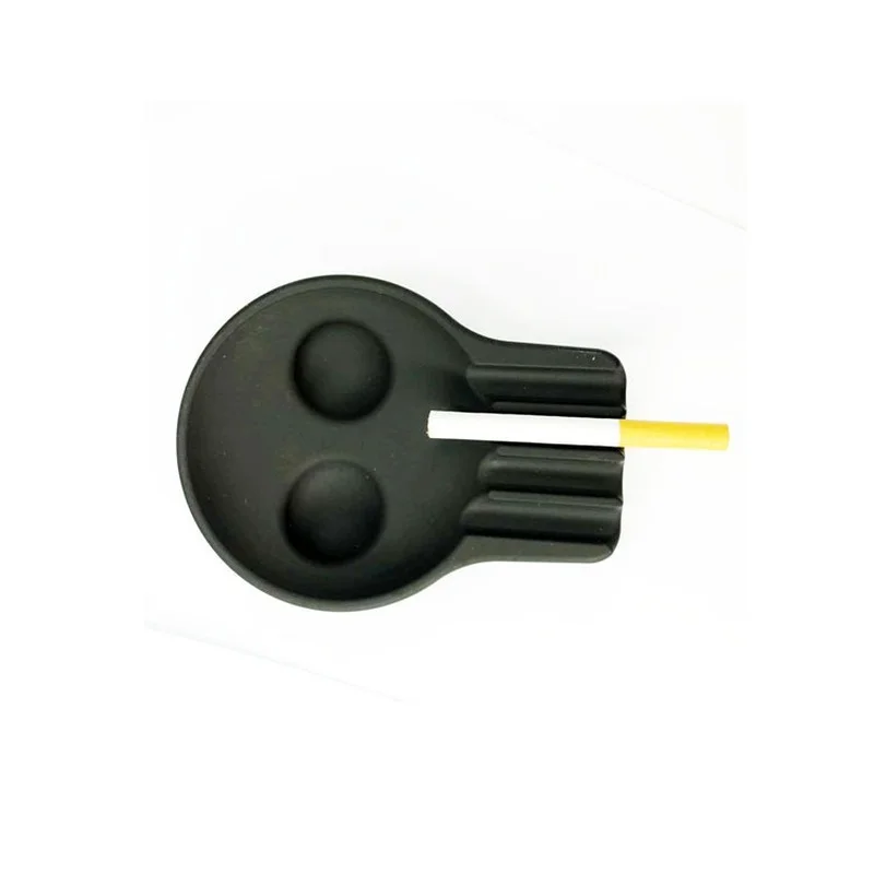 Оригинальная пепельница в виде черепа интересный поднос из силикагеля для дыма