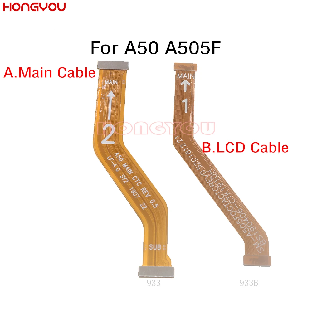 ЖК-дисплей основная плата подключения Материнская гибкий кабель для Samsung Galaxy A50