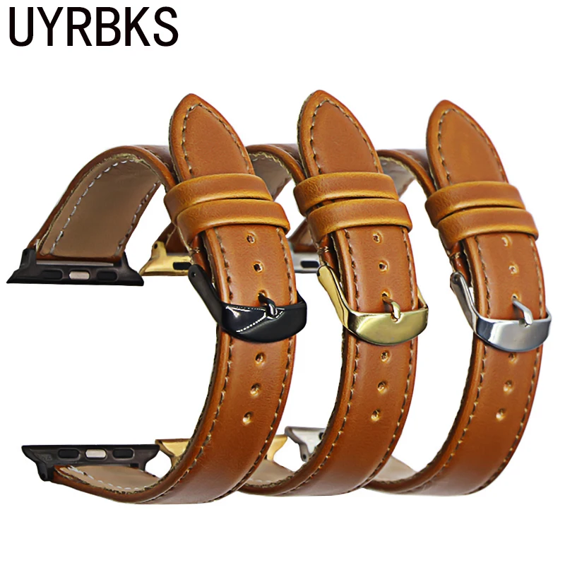

Ремешок из натуральной кожи для Apple Watch band 44 мм/40 мм, спортивный браслет для iWatch Band 38 мм 42 мм 44 мм, apple watch series 5