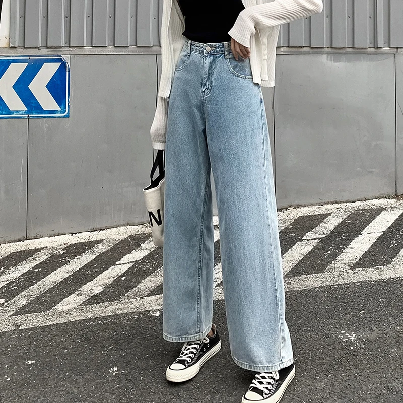 Mozuleva 2020 весенние модные женские джинсы с высокой талией прямые для женщин