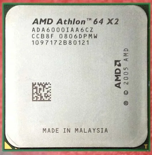 Оригинальный двухъядерный Процессор Athlon 64 X2 6000 + 3 0 ГГц Разъем AM2 (940-pin) настольный