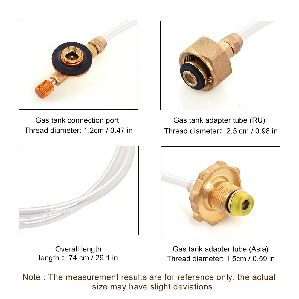 Widesea Camping Gas Stove Propane Refill Adapter Outdoor Tank Coupler Adaptor Charging Accessories Supplies Equipment Touris | Спорт и