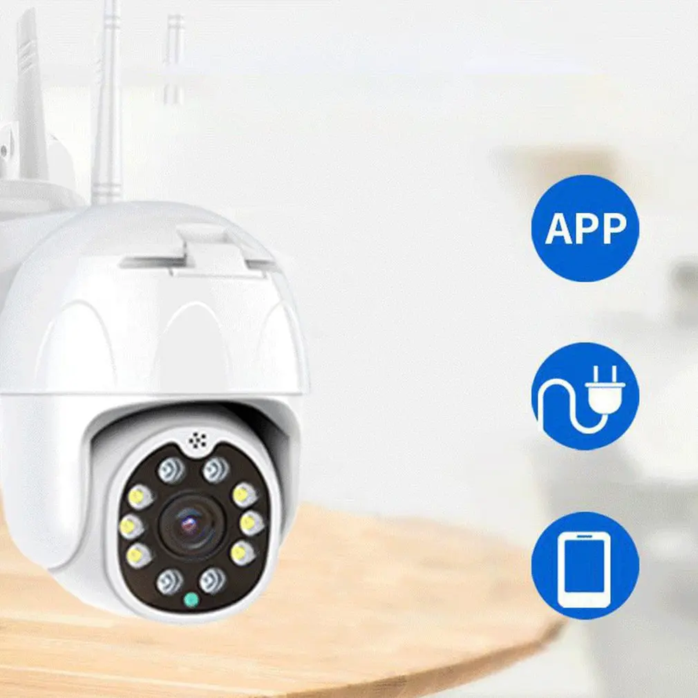 Беспроводная купольная камера для дома 360 градусов панорамная смарт монитор
