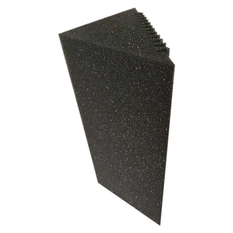 

6 PCS Acoustic Foam Charcoal/Black Bass Trap Sound Absorption Studio Soundproofing Corner Wall 12 x 12 x 24 cm