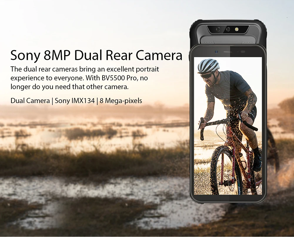 Blackview BV5500 pro NFC прочный ударопрочный мобильный телефон android 9,0 5," 3 ГБ ОЗУ 16 Гб ПЗУ 4400 мАч MT6739 Четырехъядерный 4G смартфон