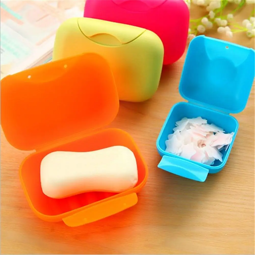 Портативная пластиковая мыльница диспенсер для мыла герметичный чехол стойка