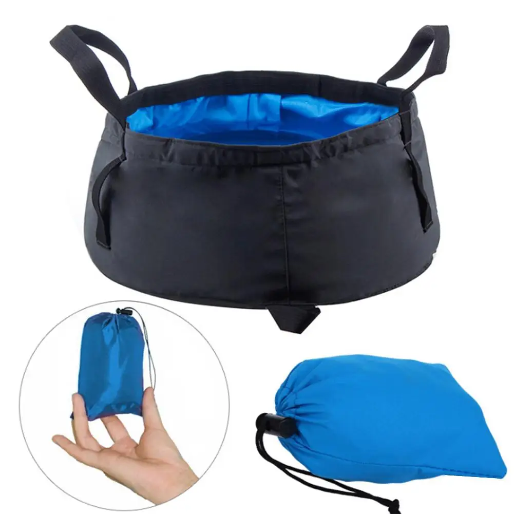

8.5L Folding Buckets Multifuntion Outdoor Camping Fishing Bucket Portable Water Pot Camping Travel Collapsible Storage Bags