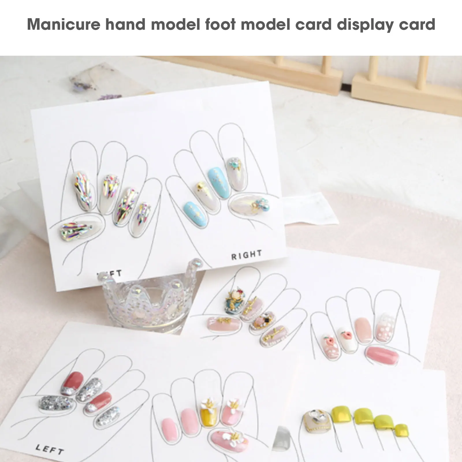 Карточка для ногтей японский дизайн Ins Стиль Одежда фото реквизит фоновая