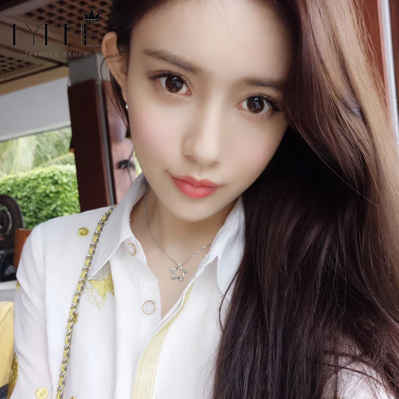 Женское ожерелье из серебра 925 пробы со стразами | Украшения и аксессуары