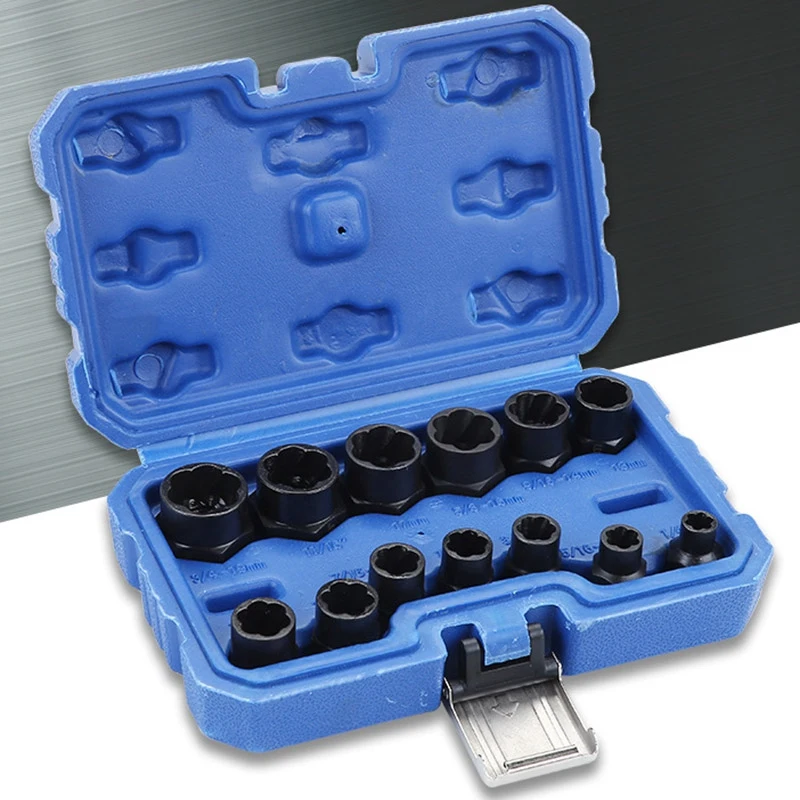 HTHL 13Pcs поврежденный болт гайка отвертка для удаления экстрактора удаление гаек