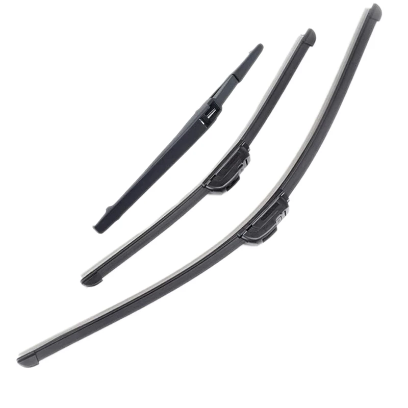 

Car Front and Rear Wiper Blade Kit Windshield Wiper Strip Front Rear Window Wiper Kit for Hyundai Santa Fe 2007 -2012