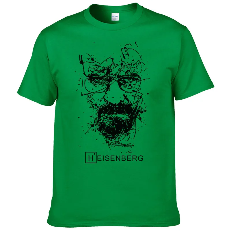 

2017 New Fashion Breaking Bad T Shirts Men Heisenberg Camisetas Hombre Men Cool Tee Shirt Tops Short Sleeve Cotton T-shirts #191