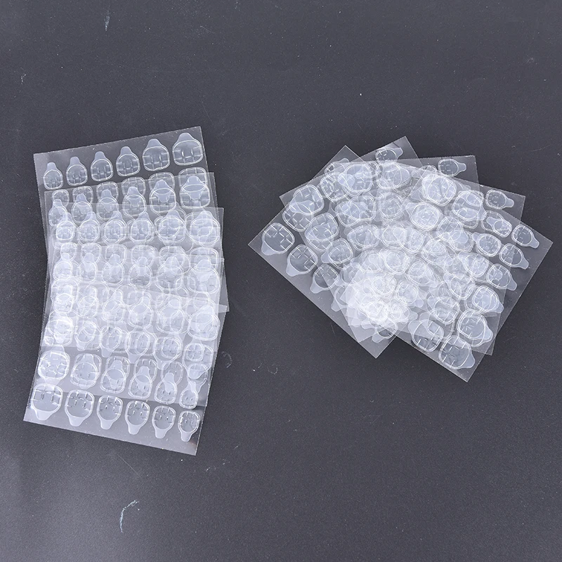 

10pcs double-side adhesive tips transparent false nails tool nail glue tool Nail jelly double-sided glue Manicure tools