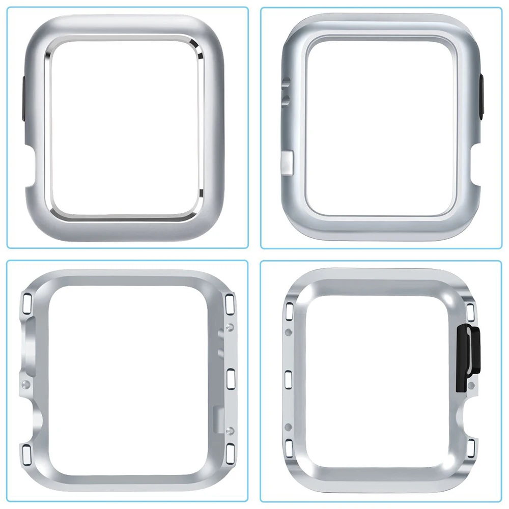 Тип магнитный протектор чехол для Apple Watch series 4 5 40 мм 44 мм 360 крышка Полный алюминиевый корпус для Iwatch 3 2 1 38 мм 42 мм