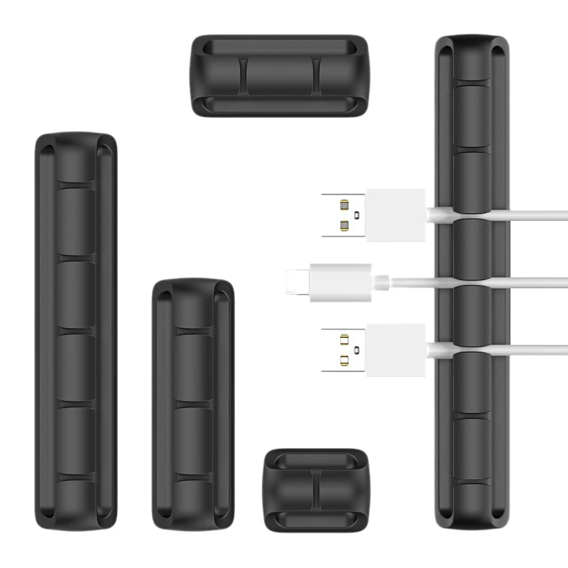 

5 в 1 настольный кабельный менеджер, для USB-кабеля зарядки/кабеля питания/кабеля мыши, ПК, офиса, дома, проводка и управление проводкой