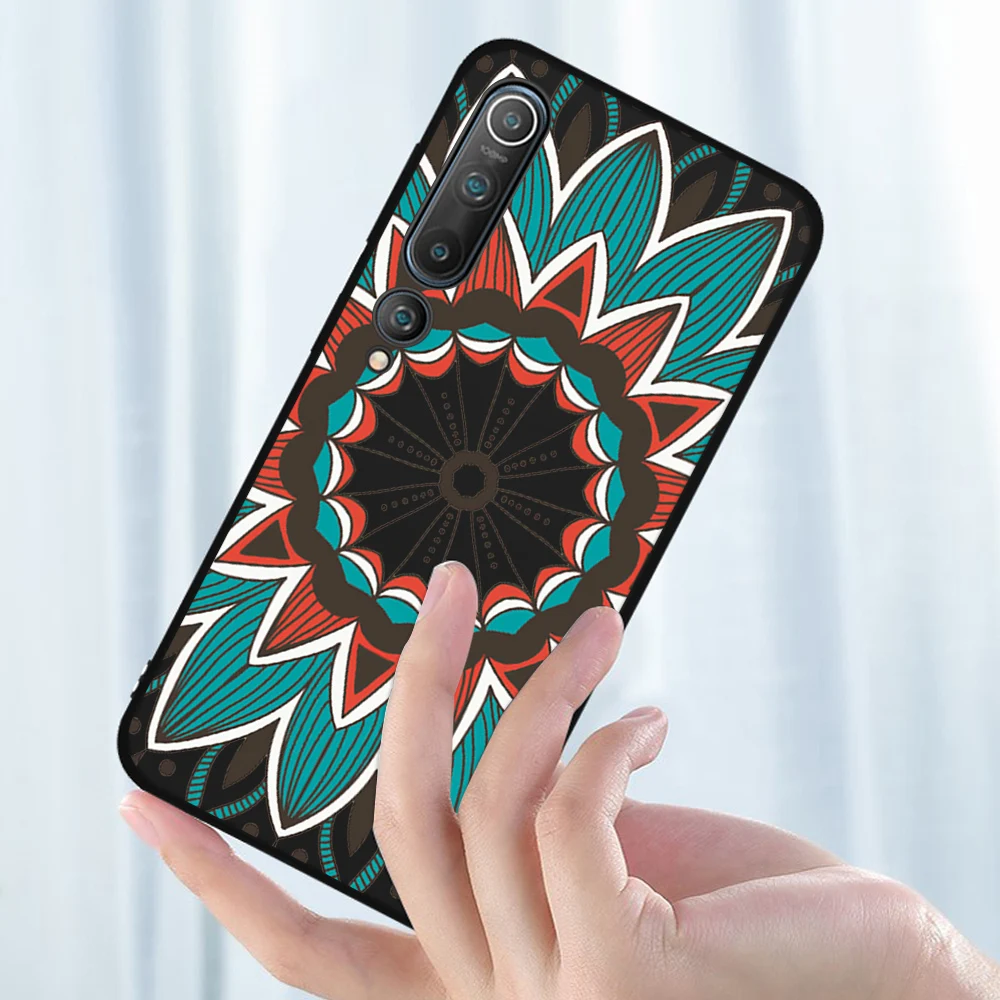 

Mandala Pattern Case For Xiaomi Redmi Note 10 9 8 7 9T 8T Pro MAX 9A K40 MI Note 11 10 9 10T Pro SE F3 X3 Soft TPU Phone Fundas