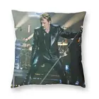 Наволочка для домашнего декора с изображением Джонни Хелли, французская певица, рок-музыка, подушка для дивана, двусторонняя печать
