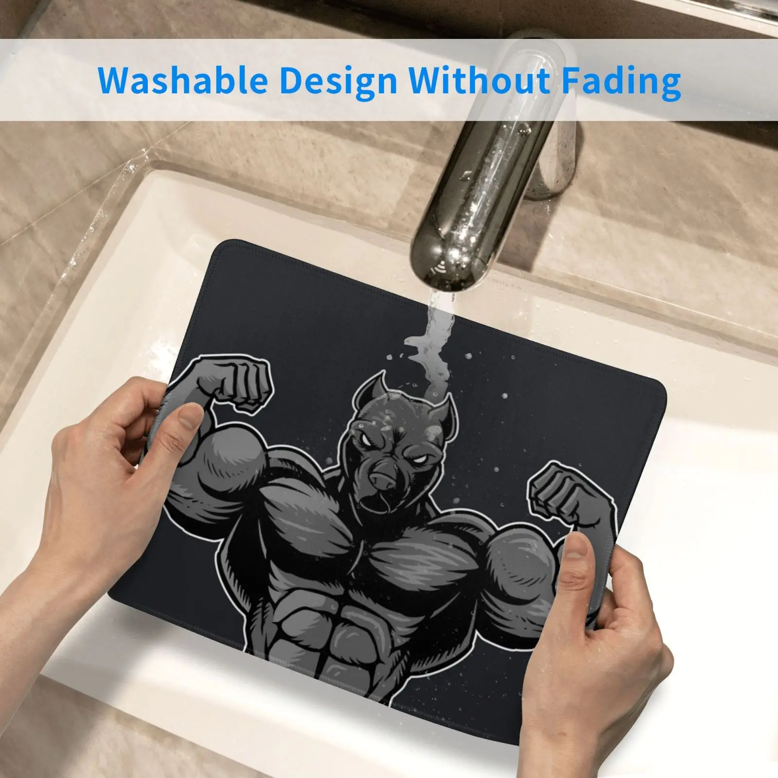 Коврик для мыши бодибилдинга питбуля рисунок сделай сам занятий в спортзале