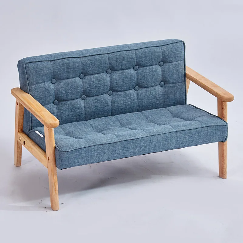 Двойной детский диван из цельного дерева сад обучающее сиденье центр раннего