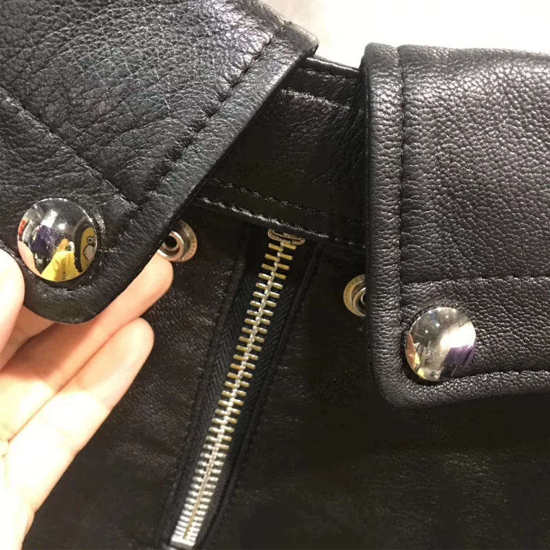 Женская юбка из натуральной кожи | одежда