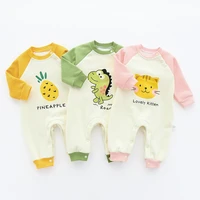 autumn and winter new childrens one piece clothes plush thickened khaki clothes baby khaki clothes infant clothes