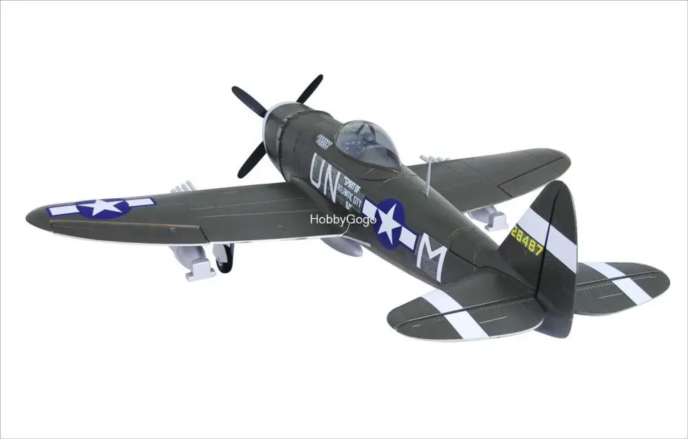 FMS P-47 Green Warbid EPO 6CH 1400 мм радиоуправляемая модель самолета Warbird PNP бесщеточный