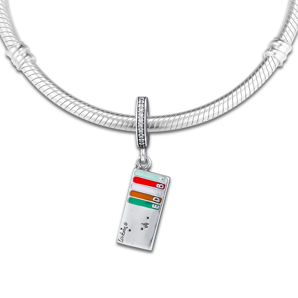 CKK билетная книга амулеты 925 Fit Pandora Браслеты стерлингового серебра Шарм бусины для бусина для изготовления украшений Bijoux