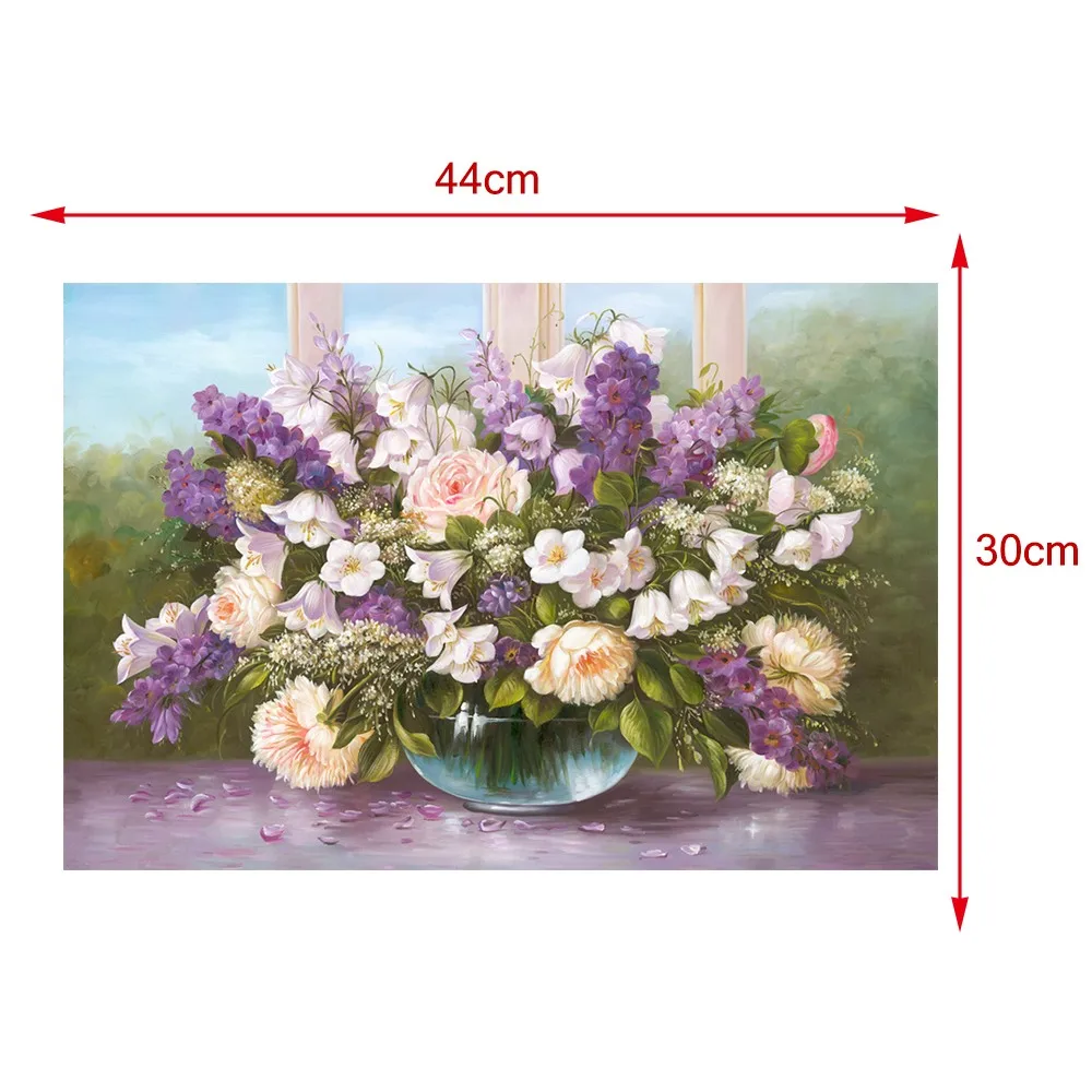 

Flowers 3D Art Reproduction Canvas Prints Frameless for Living Room Decoration
