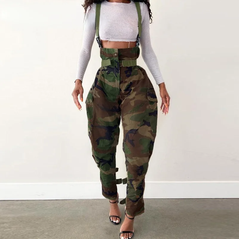 

Casual Sexy Pants for Women 2021 Women Pants HighChain Drcor Cutout Ripped Denim Pants