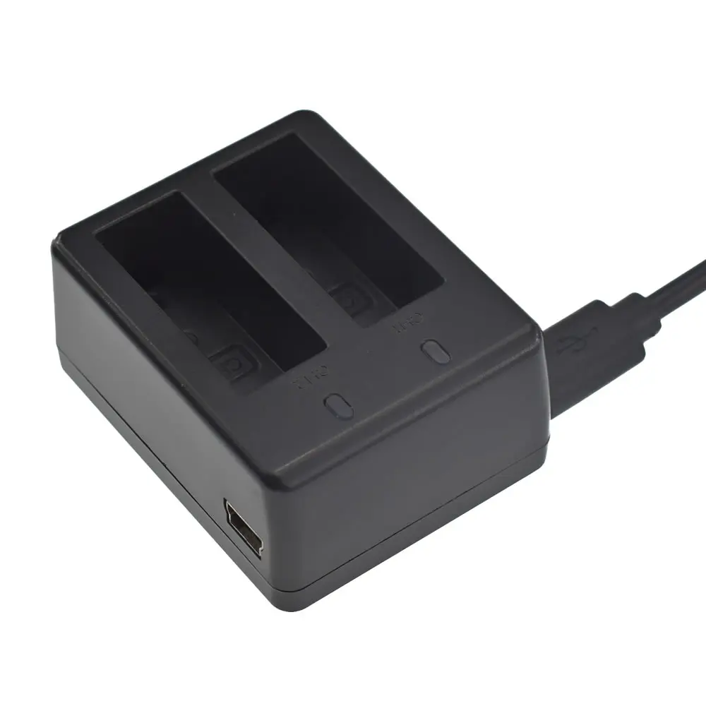 2x 3.7V 900mah Li-ion Battery + Dual Charger for SJ4000 Action Sport Cam OS480 | Электроника