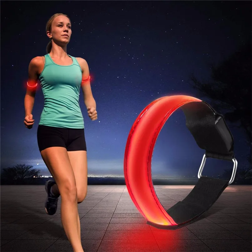 4 шт. светодиодный браслет светящийся защитный светильник спортивный