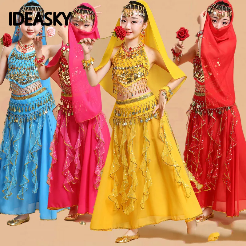 Профессиональный костюм для восточных и индийских болливудских танцев комплект