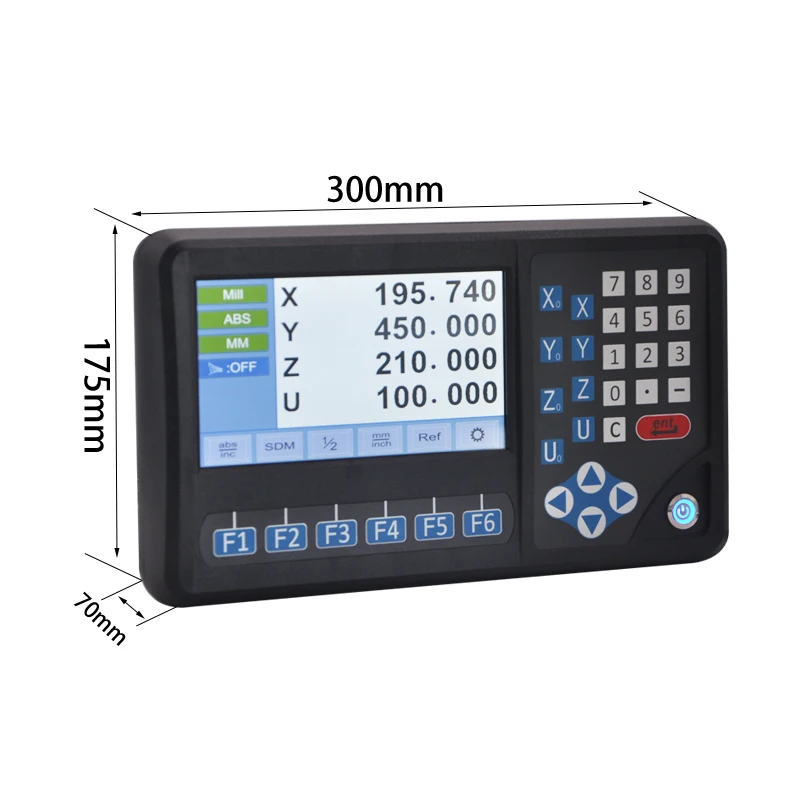 Дитрон большой ЖК-экран 4 оси цифровой индикатор счетчик KA для машины |