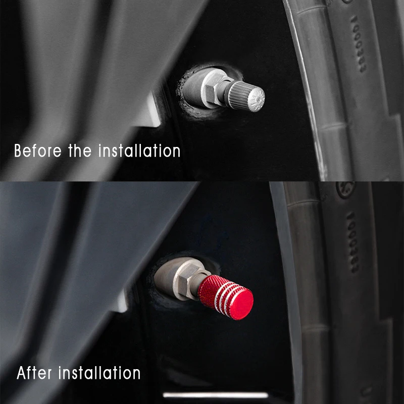 4 шт./компл. колпачки на стержень клапана шины алюминиевые автомобильные