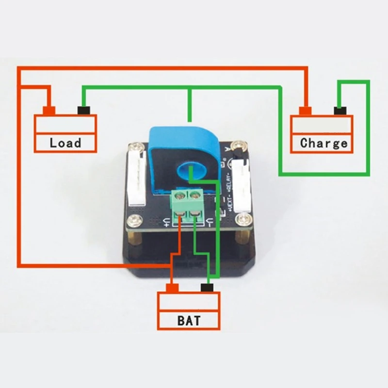 

Hall Voltage and Current Meter DC 0-120V 0-30A Digital Multimeter with 1.8 Inch Color Screen