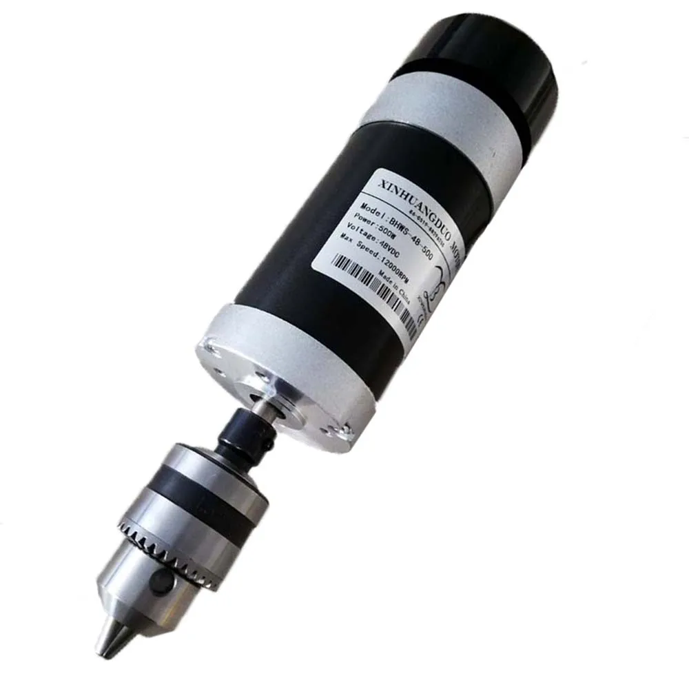 Бесщеточный патрон для электродрели 500 Вт Гравировальный с ЧПУ 48VDC фрезерование