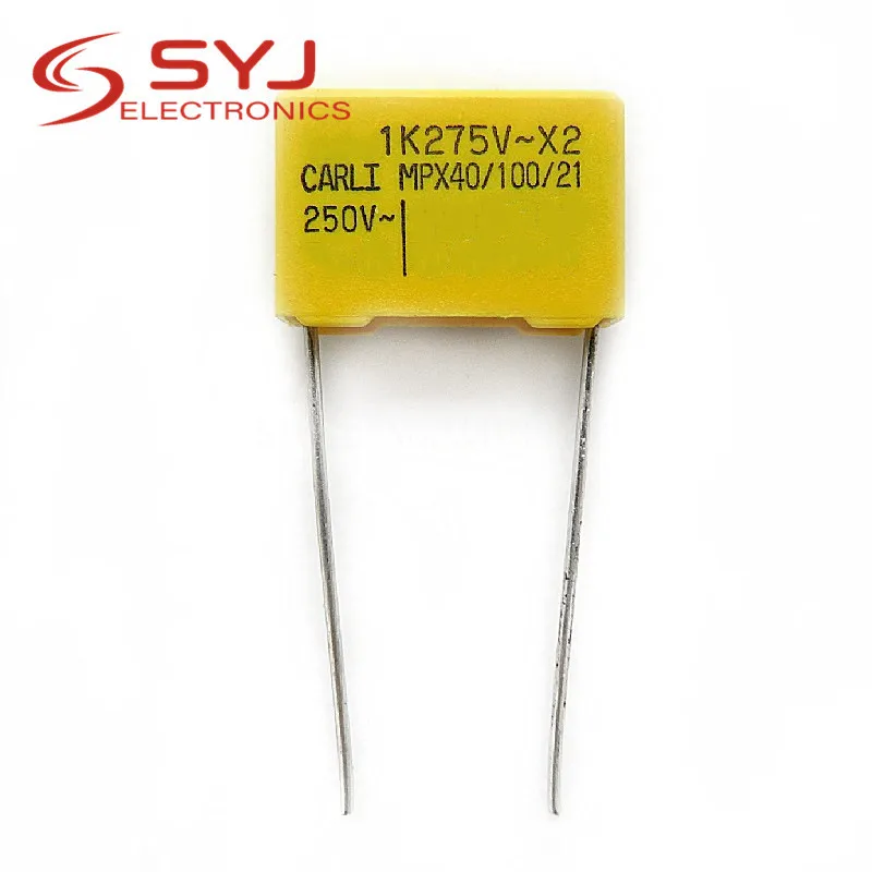 5 шт./лот высокого качества предохранительный конденсатор MPX40/100/21 0 1 мкФ 275 В 104 1K275V