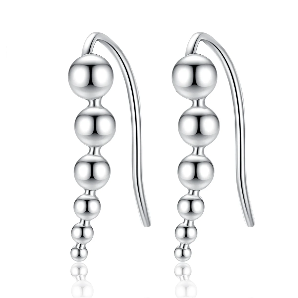 SPE4 Luxury 925 Sterling Silver Geometric Long Tassel Circle AAA Zircon Drop Earrings for Women Jewelry DZ | Украшения и