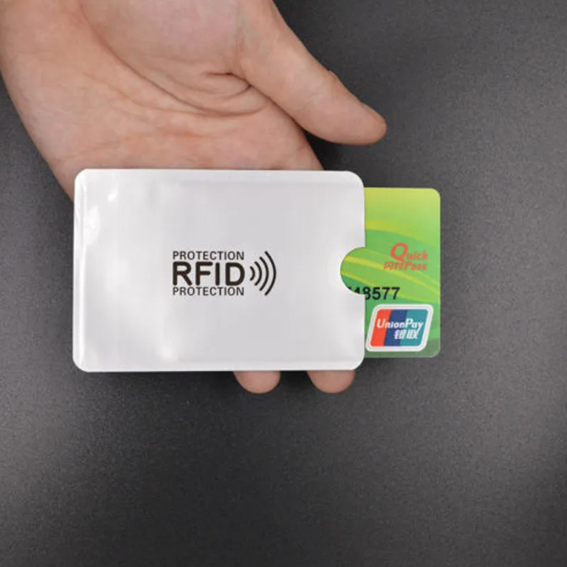 20 шт Анти RFID кошелек блокирующий рукав считыватель Блокировка банк держатель для