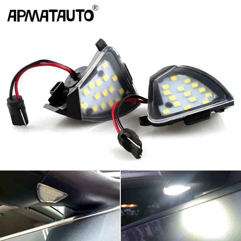 

2x Canbus LED Under Mirror Light Puddle Lamp No Error For VW Golf 5 GTI Mk5 MkV Jetta Passat B6 R32 Golf6 Variant Welcome Light
