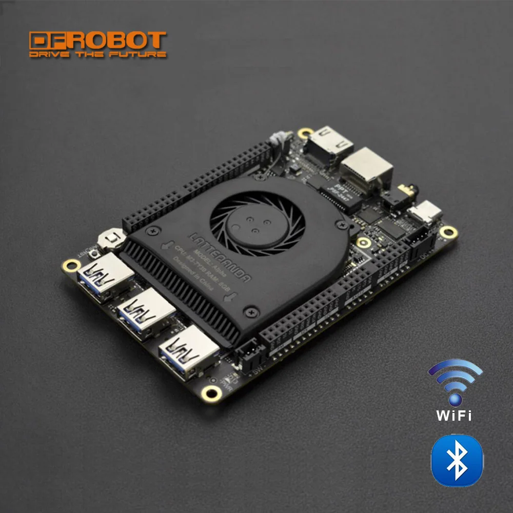 LattePanda Delta 432 Dev Board для Intel 8th Celeron N4100 Leonardo AI brain 2 4 ГГц Гб/32 ГБ Поддержка Windows без